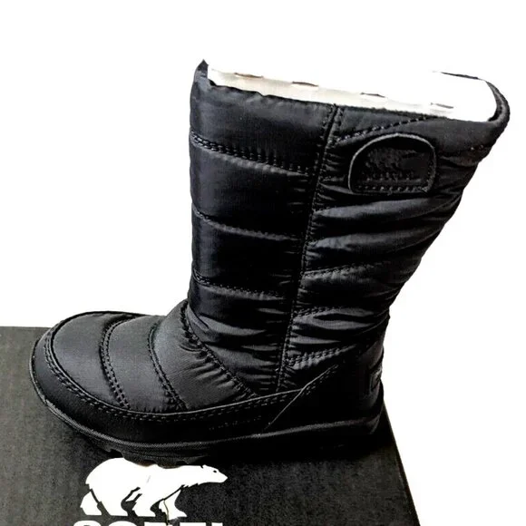 Sorel CHILDREN'S WHITN EY MID Boot Waterproof Girls Toddler Black Winter… - Picture 4 of 8